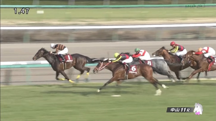 スプリングステークス15 動画 結果 キタサンブラックが人気馬達を封じ込めクビ差で勝利