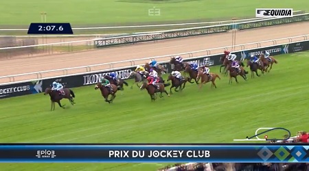 仏ダービー 結果 動画 ミシュリフが馬群をこじ開け差し切る