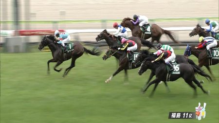 【ラジオNIKKEI賞 2016】動画・結果/ゼーヴィントが馬場の真ん中から差し切る