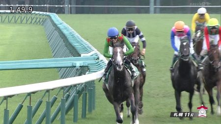 【札幌2歳ステークス 2016】動画・結果/トラストが見事に逃げ切り勝ち