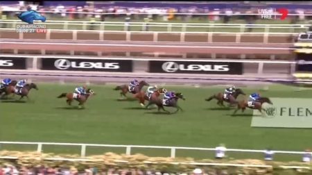 メルボルンカップ18 結果 動画 クロスカウンターが優勝 チェスナットコートは馬群に沈む