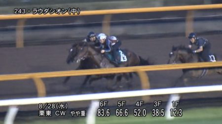 小倉2歳ステークス2019 追い切り